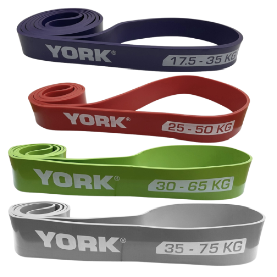 Купить Резинка для фитнеса  York Fitness 4 шт (17,5 - 65 кг) #Y-80509 в Киеве - фото №1